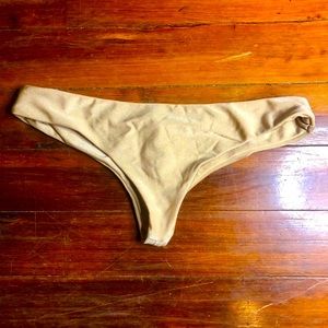 BNWOT Nude Brazilian Bikini Bottoms